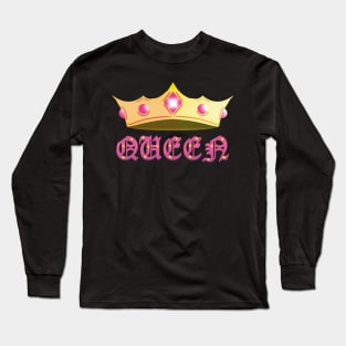 Queen Crown Long Sleeve T-Shirt